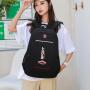 HR174 Leisure Fashion Unisex Sports Backpack Oxford Fabric Letters Zipper Computer Storage Bag Travel Multifunctional Backpack