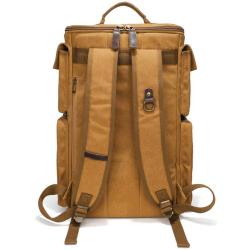 XL098 Retro Canvas American Style Computer Bag Large Capacity Shoulder Bag Anti Water Fashion Students Outdoor Backpack