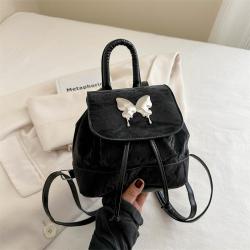 Women's short trip bag, lightweight backpack, super lightweight mini shopping cute and high-quality sense backpack in summer