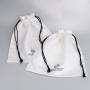 Recyclable Cotton Linen Fabric Drawstring Dust Bag For Rice Coffee Bean Shopping Custom Logo Cotton Gift Pouch