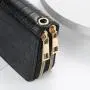 New Fashion and Popular Crocodile Pattern Double Zipper Wallet