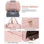 Wholesale custom LOVEVOOK quilted Travelling Bags 2 pieces With Wet Pocket & Shoe carry on Weekender Overnight travel duffel Bag