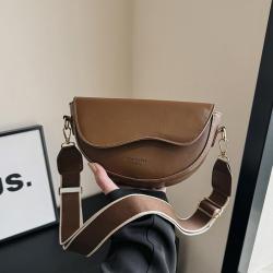 Hot selling design vintage saddle bag custom logo 2024 new trendy shoulder messenger bag versatile single crossbody bag