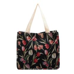 Large Capacity Tote Bag Women'S New Fashion Tote With Instagram Single Shoulder Canvas Shopping Bag