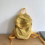 Korean Nylon Lightweight Backpack Goose Yellow Ribbon Shoulder Strap Lady Backpack Large Capacity Student Fashion Schoolbag