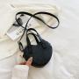Custom Tote bag Heart-shaped storage bag decoration Hand bill shoulder decoration zipper niche design plus logo