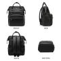 LOVEVOOK 2022 Soft Faux PU Leather Travel Backpack Purse Casual Men's School Book bags 14 15.6 17 inch Women's Laptop Backpacks