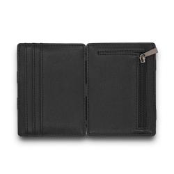 Hot Sale Ultra Thin Elastic Band RFID Blocking Credit Card Coin Pocket Magic Wallet Zipper Coin Wallet Purse