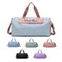 GELORY Customized Logo Durable Travel Duffel Bag Sports Gym Tote Bag with Shoe Compartment