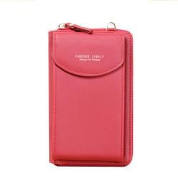 Factory Direct Ladies Large Capacity Zipper Shoulder Messenger Bag New Fashionable Single Portable Mobile Phone Wallet Clutch