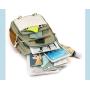 ZR845 Schoolbag New Backpack Fashion High Capacity Unisex Computer Laptop Bag Nylon High School Students Letter Backpack Sport