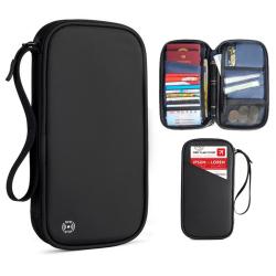 KBW306 2023 Wholesale Multifunctional Passport Bag RFID Anti-theft Card Case ID Bag Oxford Cloth Clutch Travel Passport Wallet