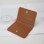 Luxury New Designer Custom Genuine Epsom Bifold Credit Card Cover Mini Card Package Small Leather Business ID Card Holder
