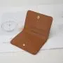Luxury New Designer Custom Genuine Epsom Bifold Credit Card Cover Mini Card Package Small Leather Business ID Card Holder