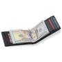 RFID Blocking  Minimalist Front Pocket Slim Bifold Genuine Leather Money Clip Wallet for Men