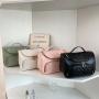 ODM OEM NEW Arrival 2023 Aopiya wholesale costom pu leather luxury travel cosmetic bag cases simple makeup bag