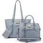 LOVEVOOK 2021 spring summer New Fashion pu leather Lady tote Handbag 3pcs bag set women's shoulder purse handbags