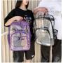 KBW657 Hot Sale Large Capacity PVC Transparent Shoulders Backpack High Quality Travel Universal Waterproof Student Schoolbag