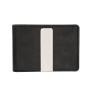 CUIKCA PU Leather Brand Wallets Universal Designer Stainless Steel Metal Clip Wallets ID & Credit Card Holder Money Clip Purse