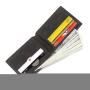 HF047 CUIKCA Slim Wallet Men Leather Short Wallet For Men Nubuck Leather Zipper Coin Purse Business Bank ID Credit Card Holders