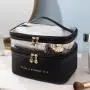 HR234 Ladies Fresh Sweet Makeup Bag Women's Storage Fashion Portable Cosmetic Bag Waterproof PU Travel Pleasant Trip Wash Bag