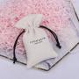 Custom Logo Printing Suede Jewelry Pouch Drawstring Bag Small Gift Lipstick Jewelry Packing Suede Pouch