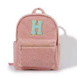 Pink Brown Tan Black Color Teddy Bear Bags Kids Soft Fluffy School Boys Girls College Student Packs Winter School Backpack Bags
