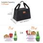 Gelory Portable Lunch Bag Reusable Polyester Insulated Lunch Tote Bag For School Office Work Travel
