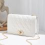 New Arrival Pu Shoulder Bags for Women Korean Classic Embroidered Women Messenger Bags Simple Fashion Sling Small Square Bag