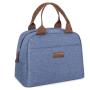 Wholesale New Fashion Reusable Custom Food Package Cold Insulated Lunch Cooler Bag for Work Office School Travel Picnic