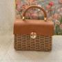 CCF720 Vintage Summer Handmade Straw Handbag 2023 Straw Beach Bags for Women New Shoulder Bags Basket Straw Weave Beach Bags