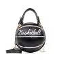 Minissimi Bolso De Mujer Trendy Bags Basketball Shape Crossbody Bag Durable Single Shoulder Bag Portable
