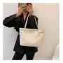 2021 Designer New Fashion Trendy Women Luxury Big Hand bag Wholesale PU Leather Large Capacity Ladies Black Tote Handbag