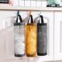 KBW525 Rubbish Bag Storage Kitchen Wall Mounted Plastic Storage Bag Extractable Household Shopping Bag Mesh Storage Box