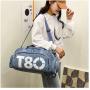 ZF080 Sports Fitness Bag Women Leisure Fashion Short Trip Bag Waterproof Oxford Cloth Shoes Warehouse Storage Shoulder Bag