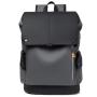 New Design Large Capacity Men's Travel Backpack Waterproof PU Leather Trendy Business Laptop Backpack Wholesale