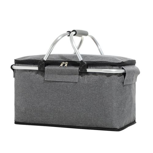 LB041 New Fashion Cooler Bag Reusable Thermal Insulated Cooler Bag Grocery Cool Carry Oxford Lunch Cooler Bag for Food Picnic F