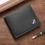 Factory Wholesale Men Wallet Short Soft Leather Wallet Business Casual Horizontal Coin Purse Fashion Large Capacity Men's Purse