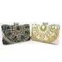 Dinner Bag Handmade Bead Embroidery Diamond Fashion Retro Evening Clutch Bags With Crystal sac tendance 2024