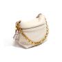 New Designer Metal Chains Handle Woman Bag 2021 Ladies Handbags Fancy Cloud Shoulder Bag