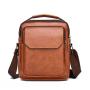 Casual crossbody men's shoulder bag vertical carry