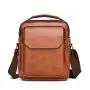 Casual crossbody men's shoulder bag vertical carry