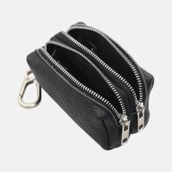 Factory wholesale genuine leather purse mini women wallet zipper coin purse wallet
