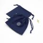 Customized Cotton Twill Drawstring Gift Jewelry Packaging Cosmetic Dust Bag Small Muslin drawstring Makeup Cosmetic Pouch