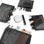 Gelory Clear Cosmetic Bags Zip Makeup Mesh Bags Pencil Case Pouch Travel Toiletry Kit Set Storage Custom Mesh Pencil Case