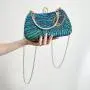 Birds Pattern New Fashion Shoulder Chain Bag Pillow Luxury Wedding Evening Clutch Evening Bags 2024Purses