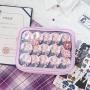 Low Moq Custom Ita Bag With Clear Window Pu Leather Ita Bag Insert For Pin Display