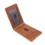 Slim Minimalist Genuine Leather Wallet Men's Leather Money Clip Bi-Fold Men RFID Wallet