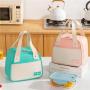 ZR849 Lunch Bag Aluminium Foil Insulated Portable Lunch Box Bag Handheld Waterproof Insulated Picnic Bag Work School Travel
