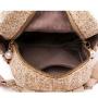 ZR393 New 2023 Lightweight Backpack Women's Korean Edition Woven Pearl Outdoor Leisure Beach Bag Summer